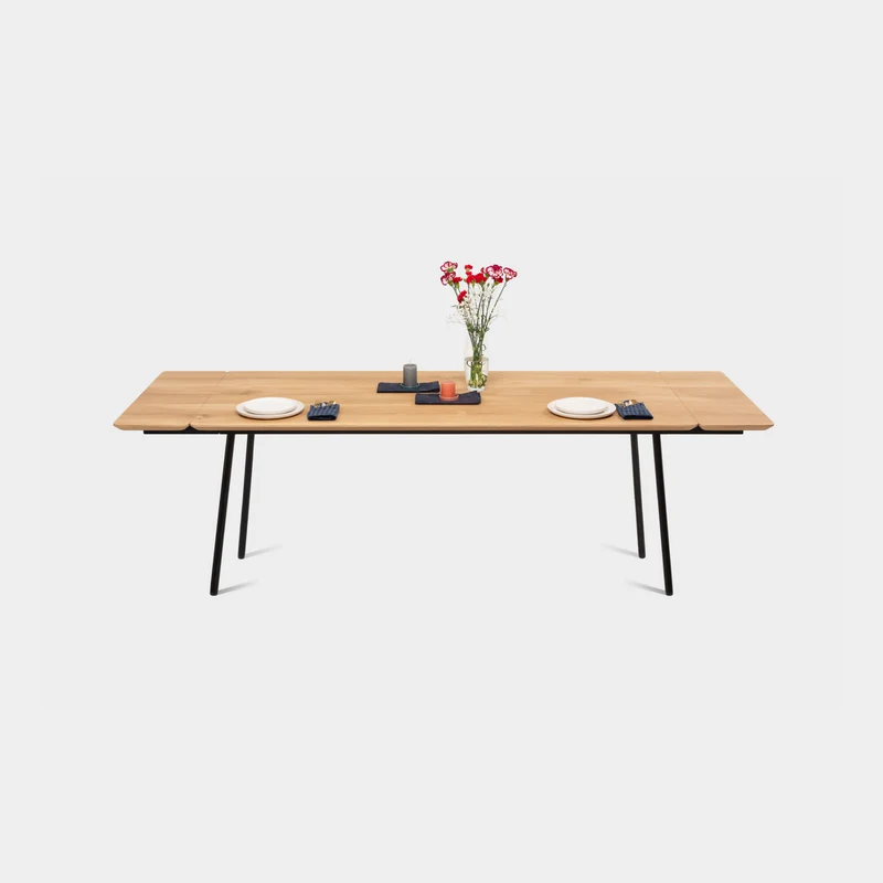 MARTA Table à manger extensible en chêne