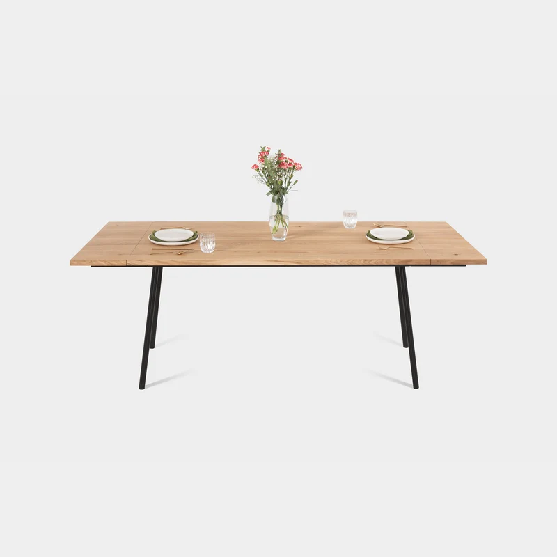 MARTA Table à manger extensible en chêne