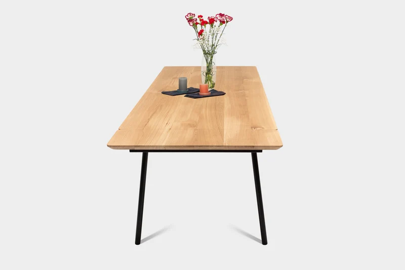 MARTA Table à manger extensible en chêne