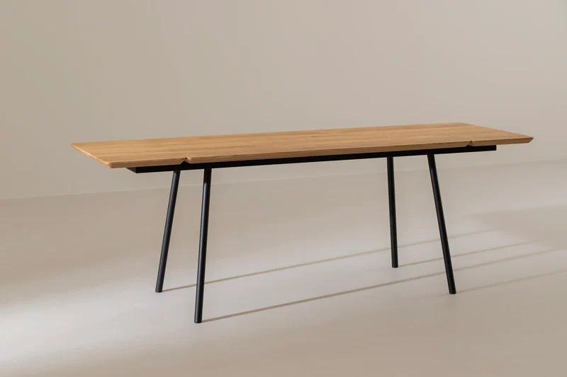 MARTA Table à manger extensible en chêne