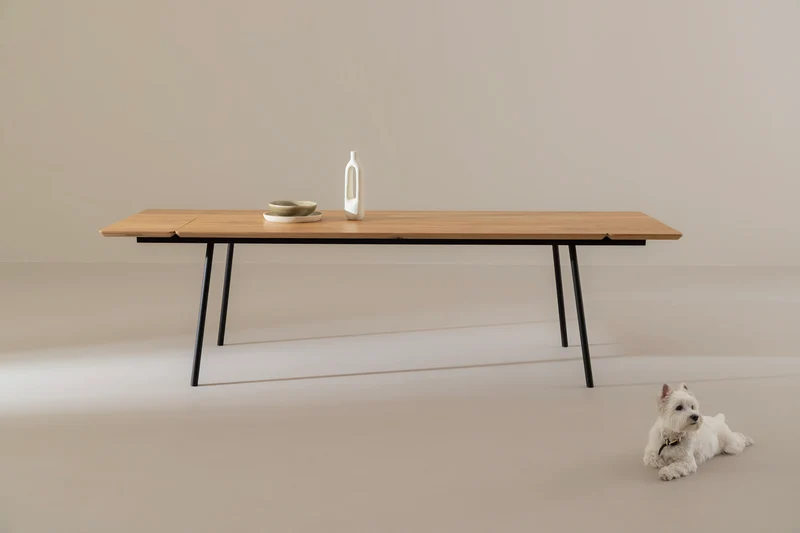 MARTA Table à manger extensible en chêne