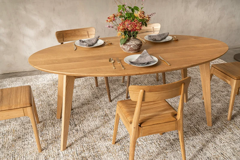 AMBER Oval Dining Table