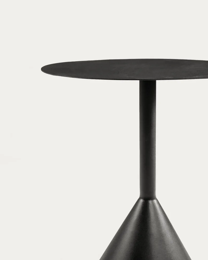 Yinan side table Ø 48 cm black