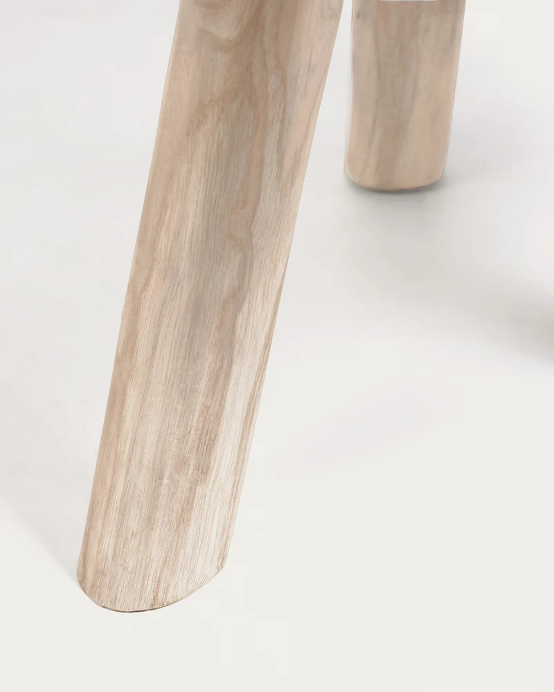 Glenda round solid teak wood coffee table, Ø 55 cm