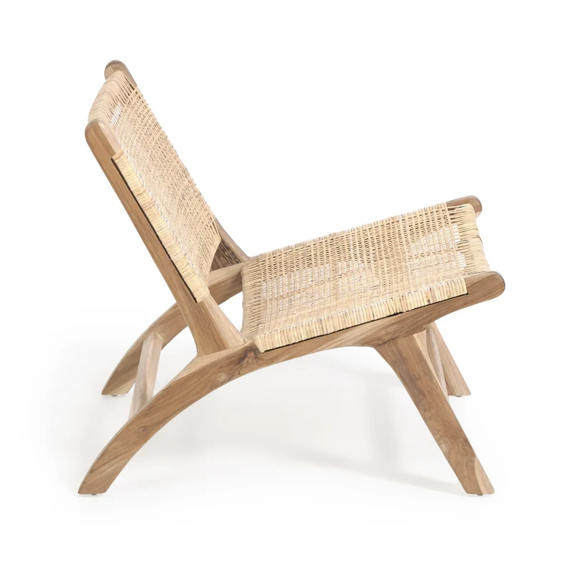 Beida solid teak armchair