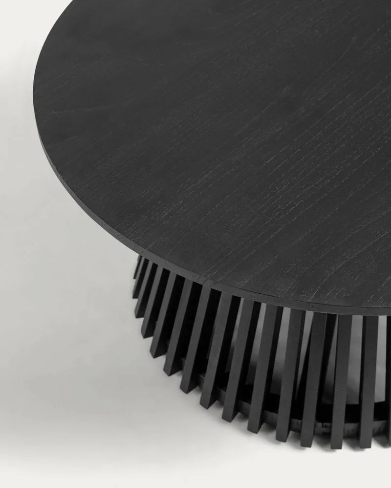 Jeanette Ø 80 cm black coffee table
