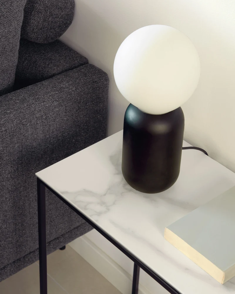 Rewena side table porcelain Kalos Blanco finishing 45 x 30 cm