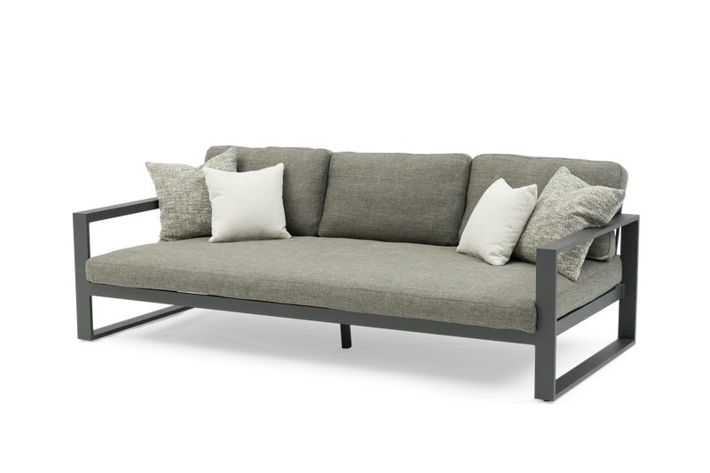 LAGUNE - Canapé 3pl. Anthracite