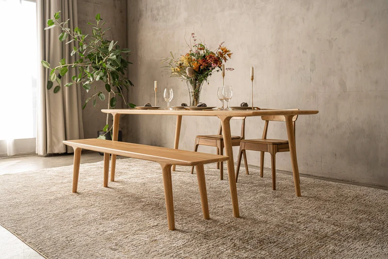 BRUNO Walnut Dining Table