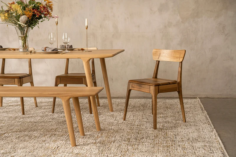 BRUNO Walnut Dining Table