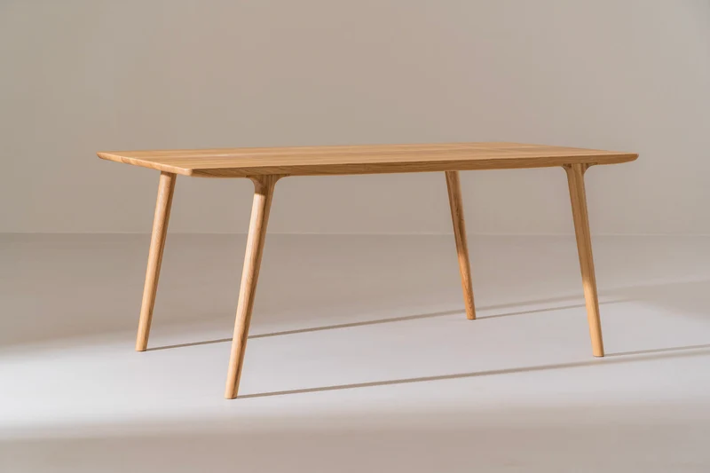 BRUNO Table à manger en Chêne
