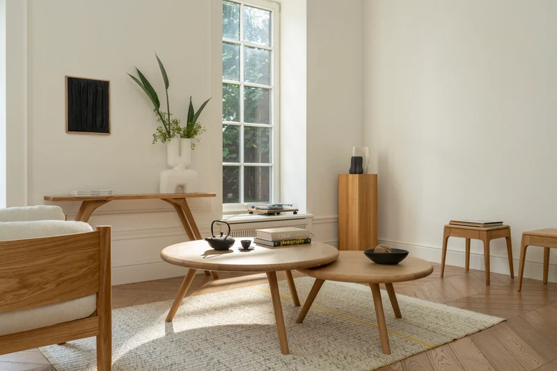 ARLEN Tables basses rondes gigognes
