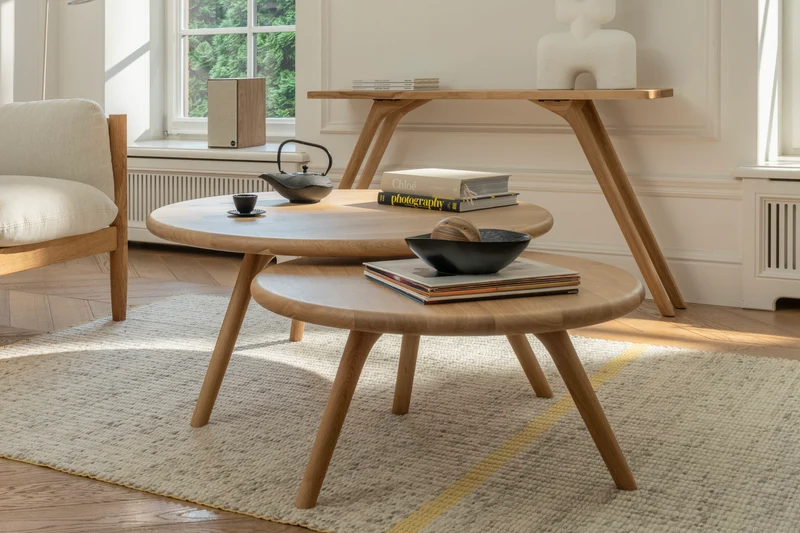 ARLEN Tables basses rondes gigognes