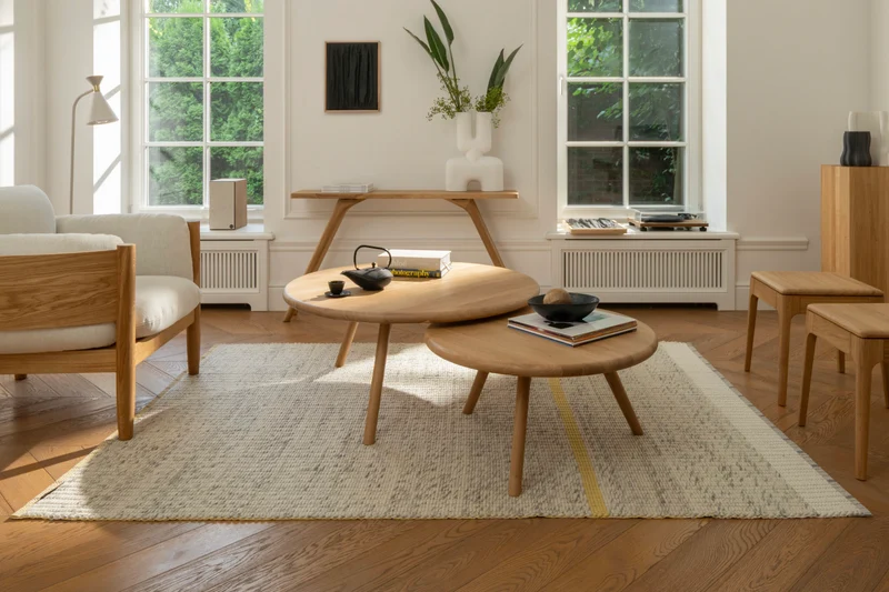 ARLEN Tables basses rondes gigognes