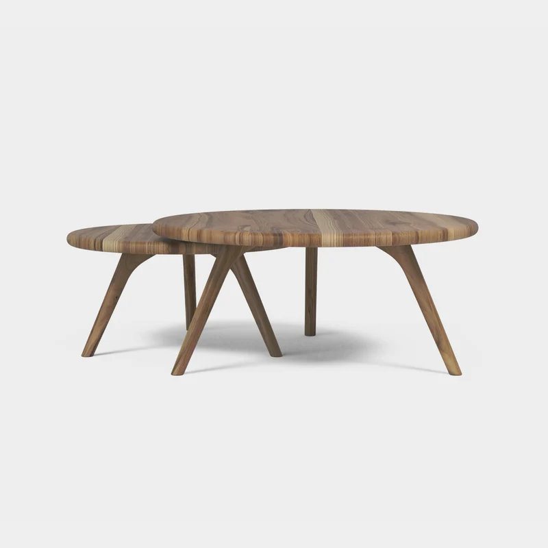 ARLEN Tables basses rondes gigognes
