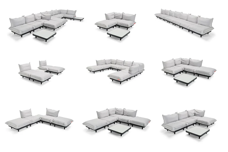 PALETTI - Module daybed canapé d'extérieur