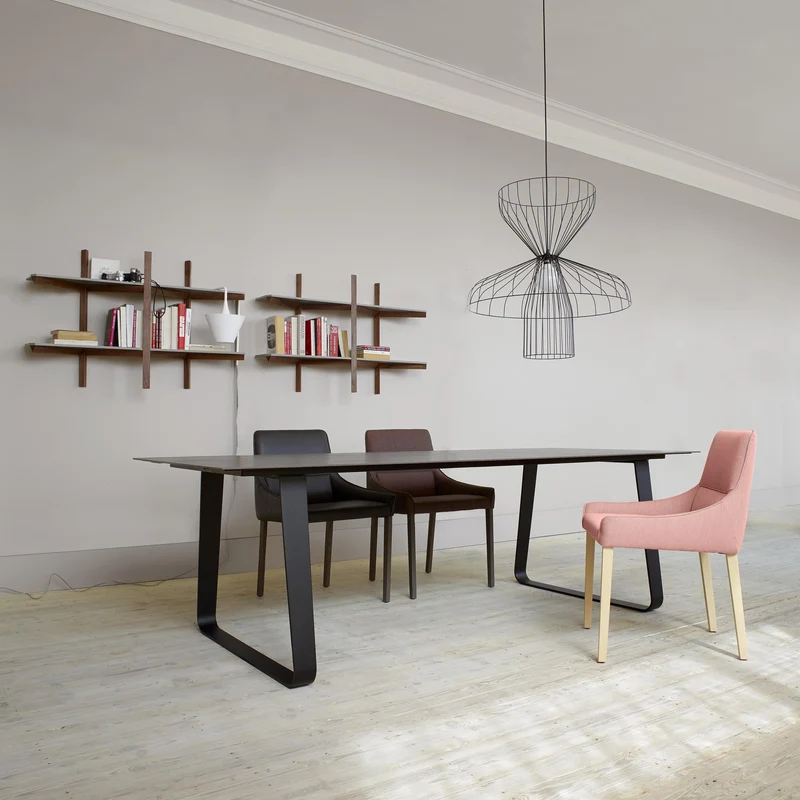 VILNA - Table repas 240x100 - grès anthracite