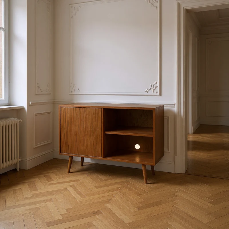 Meuble TV MINI BROWN HIGH