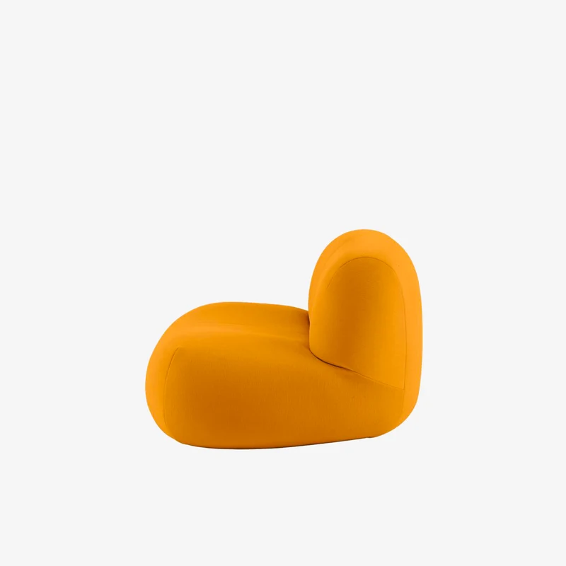 PUKKA - Fauteuil en tissu Capa col. Ecru