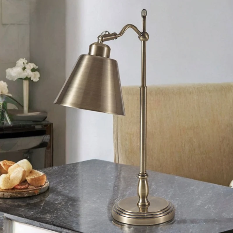 Antique Gold Desk Lamp