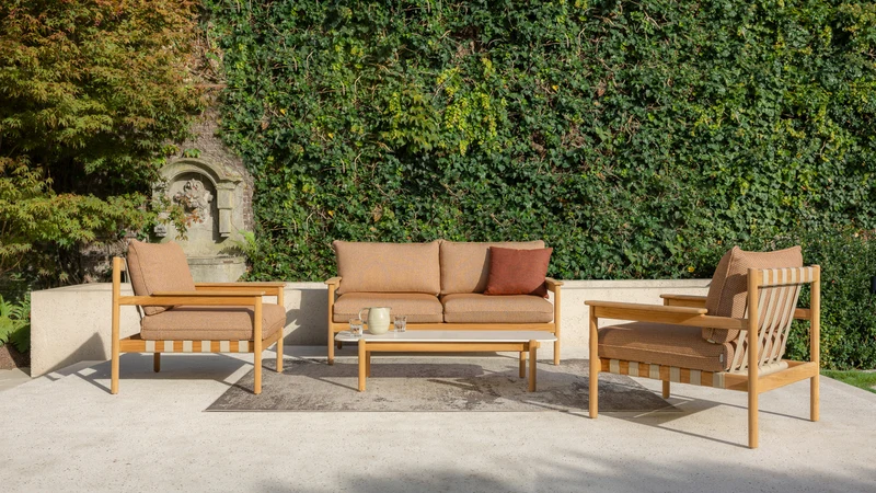 ODA - Canapé outdoor 2,5 pl. / tissu Sienna