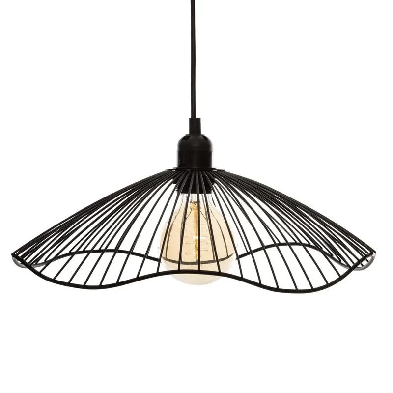 Suspension filaire Galt Métal noir, D.34 cm