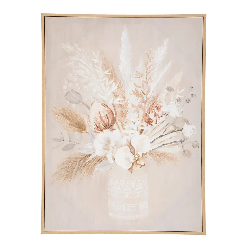 Toile Tida Bois 50x70 cm