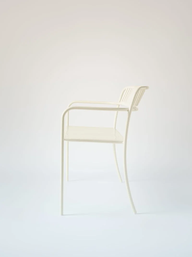 PATIO - Banc avec dossier lames
