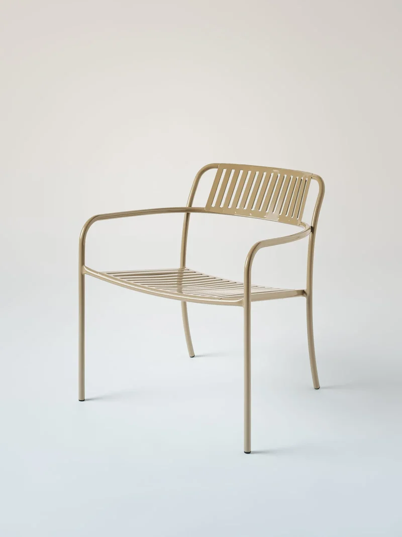PATIO - Fauteuil lounge lames