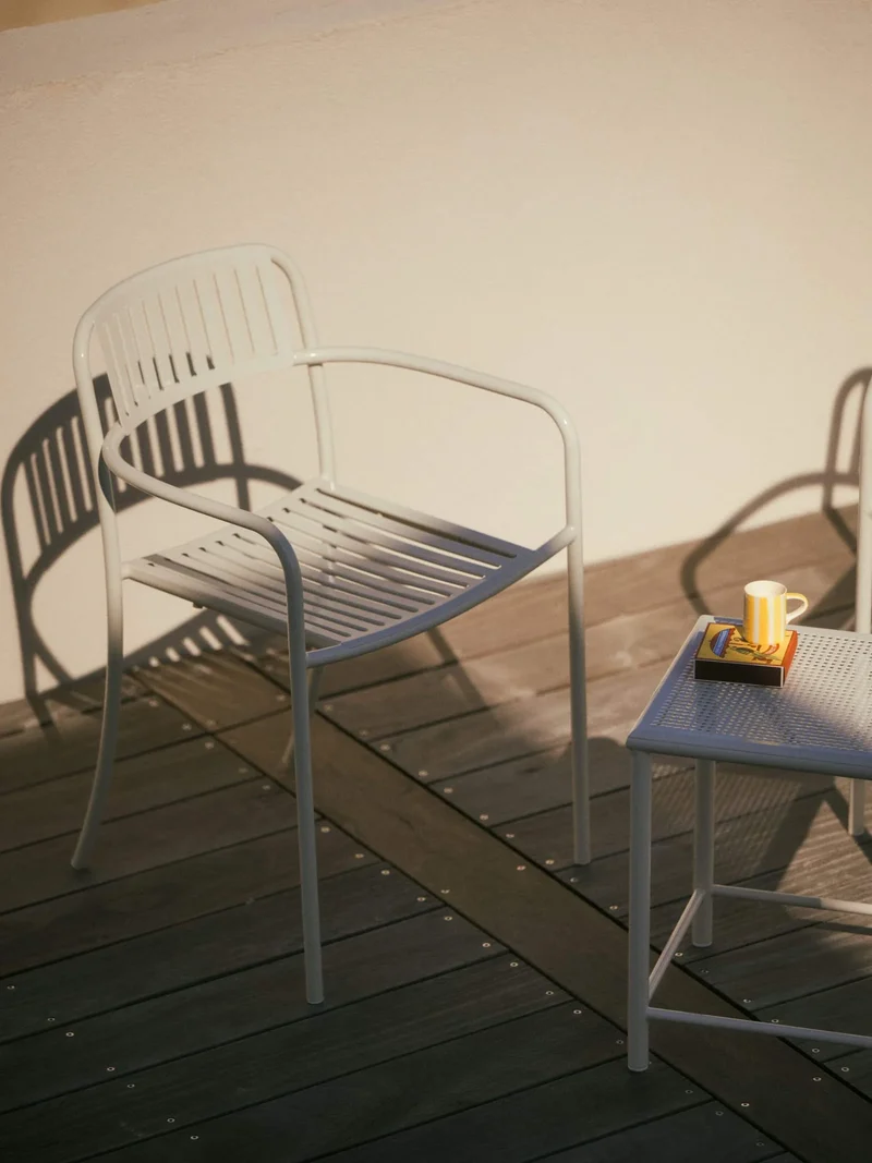 PATIO - Fauteuil repas lames