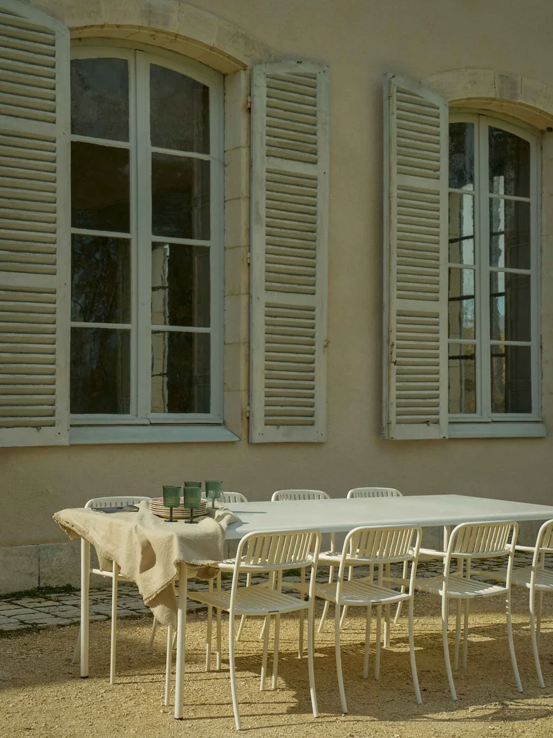 PATIO - Fauteuil repas lames
