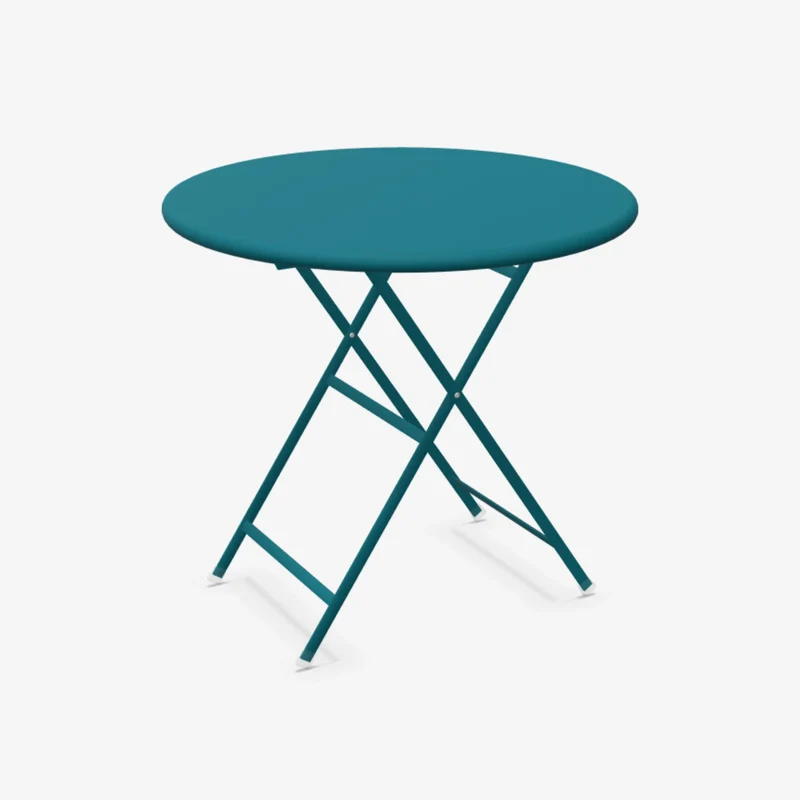 ARC EN CIEL - Table ronde pliante Ø80m