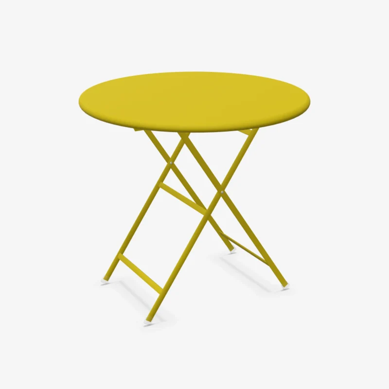 ARC EN CIEL - Table ronde pliante Ø80m