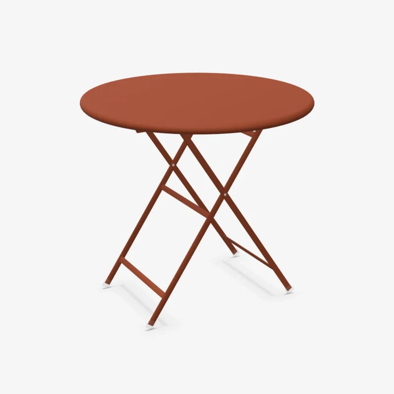 ARC EN CIEL - Table ronde pliante Ø80m