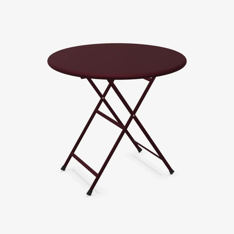 ARC EN CIEL - Table ronde pliante Ø80m