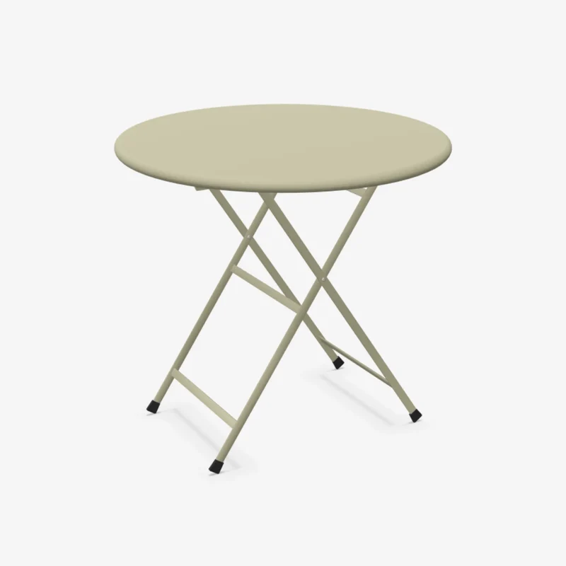 ARC EN CIEL - Table ronde pliante Ø80m