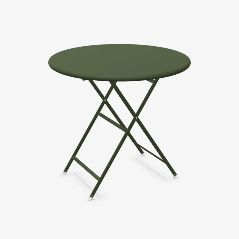 ARC EN CIEL - Table ronde pliante Ø80m