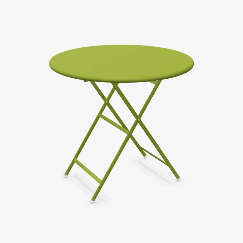 ARC EN CIEL - Table ronde pliante Ø80m