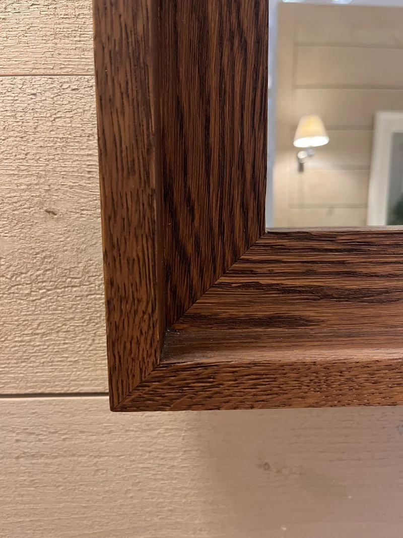 Ravenhead Darkened Oak Square Mirror