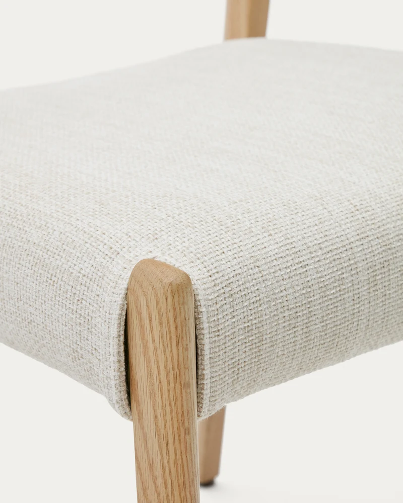 Cover for the Cudia chair in beige chenille