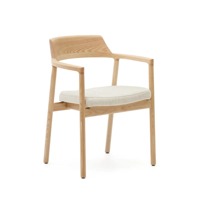 Cover for the Alocs chair in beige chenille