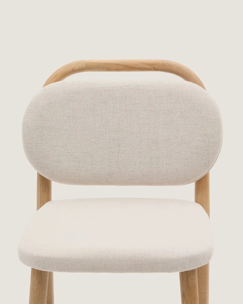 Helda stool in beige 65 cm