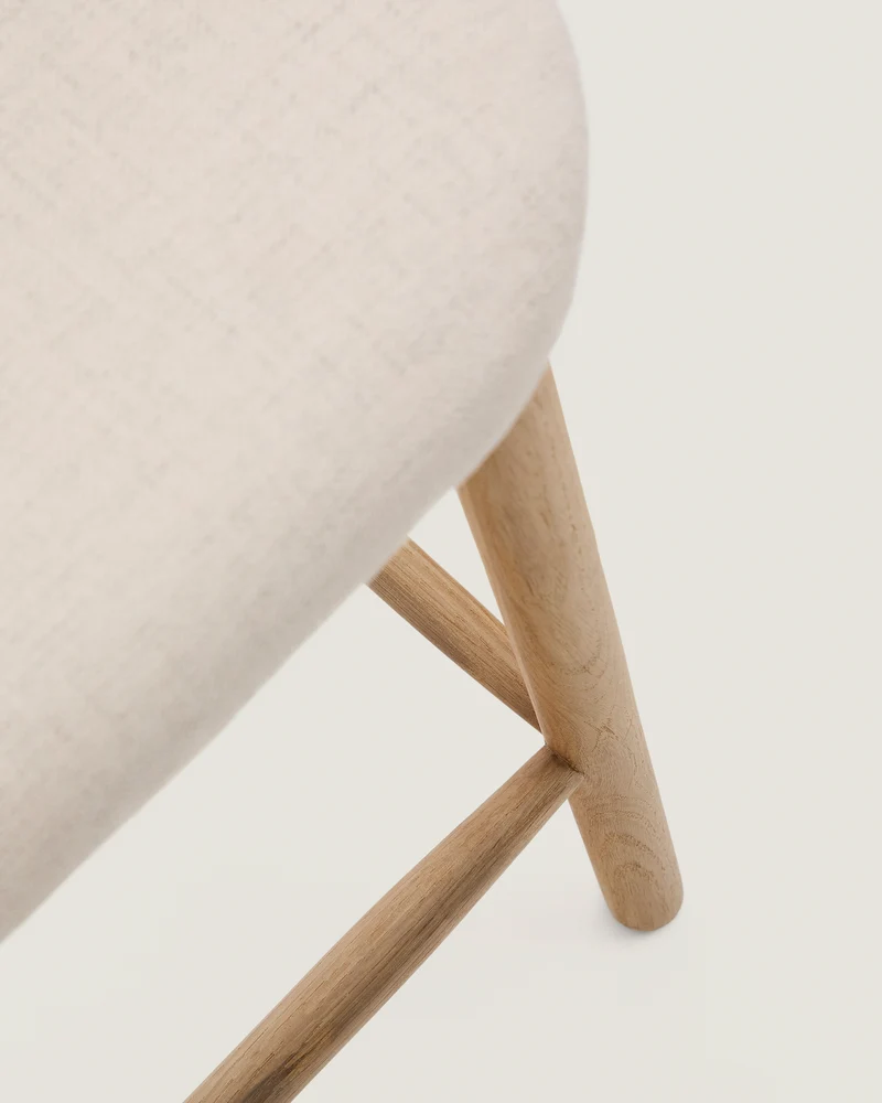 Helda stool in beige 65 cm