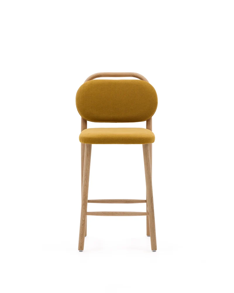 Helda stool in mustard 65 cm