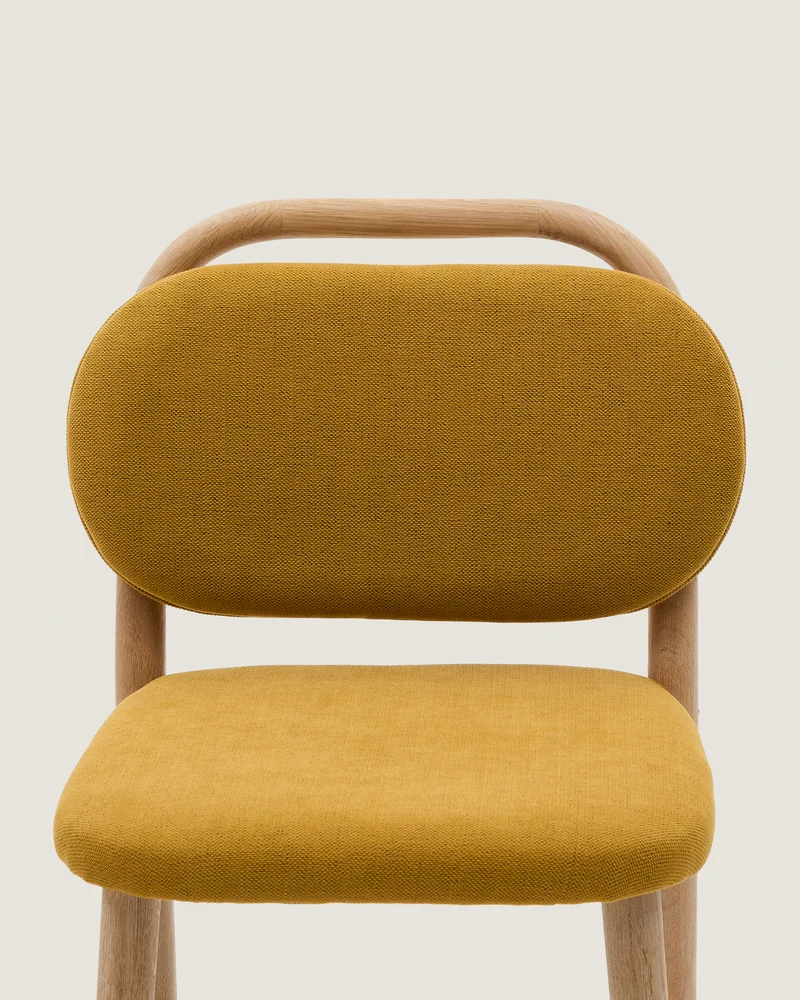 Helda stool in mustard 65 cm