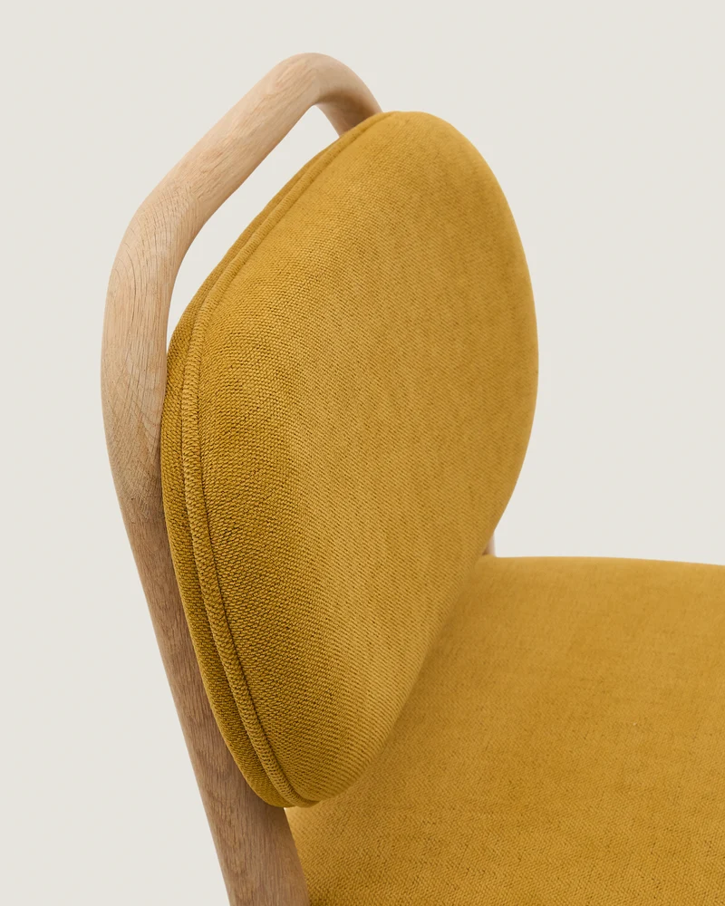 Helda stool in mustard 65 cm
