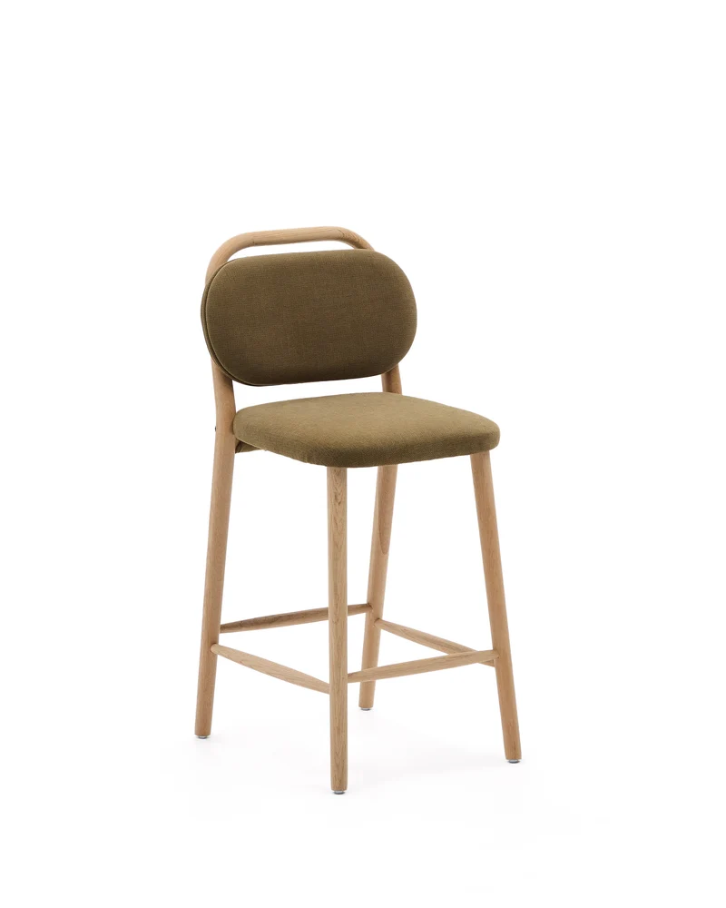Helda stool in green 65 cm