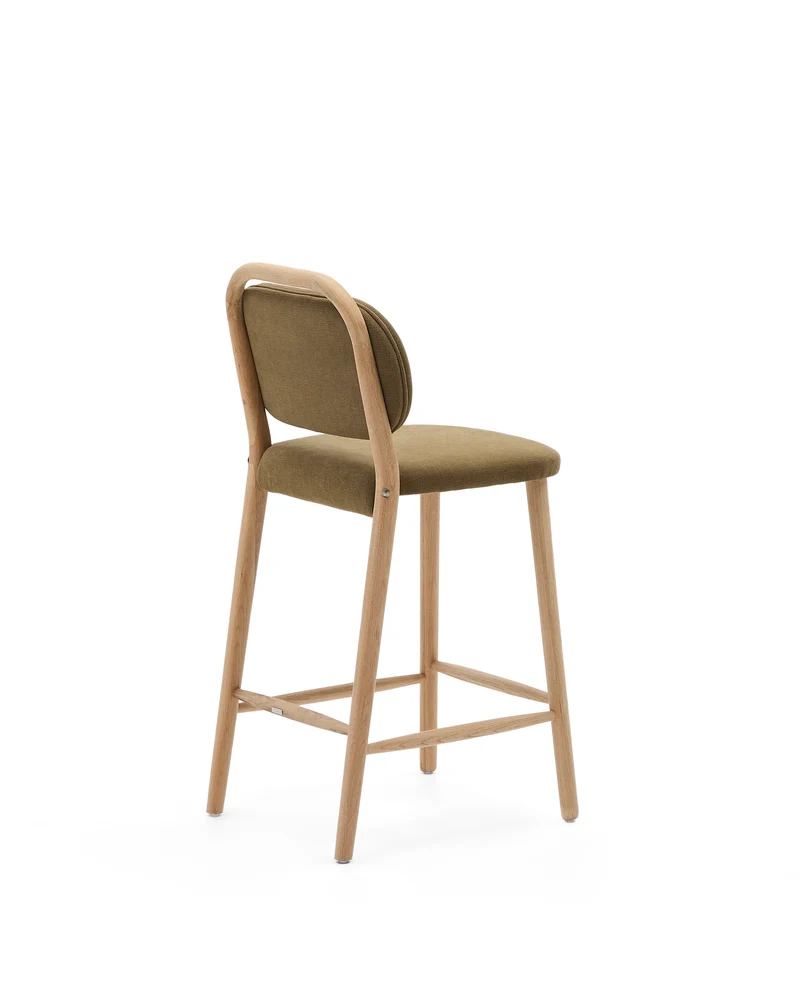 Helda stool in green 65 cm