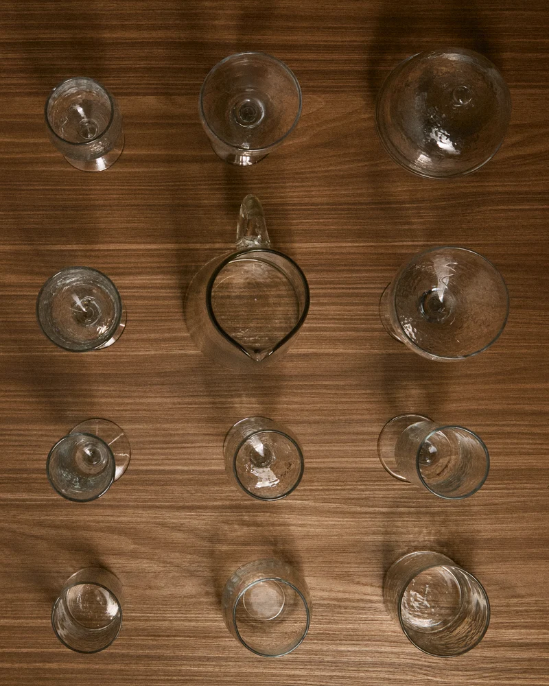 Obila cup made of transparent recycled glass