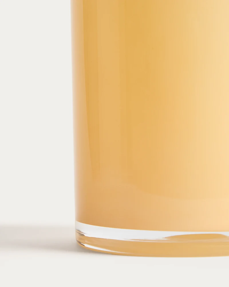 Endasi yellow glass vase 31cm